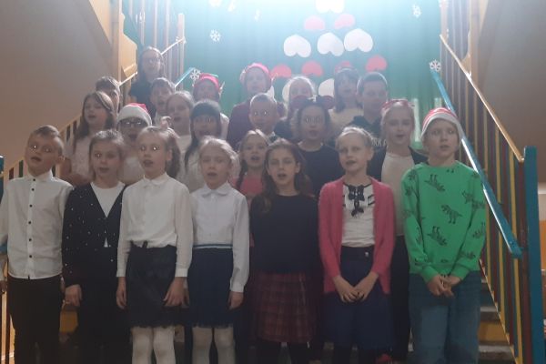 Koncert kolęd klasa 3a