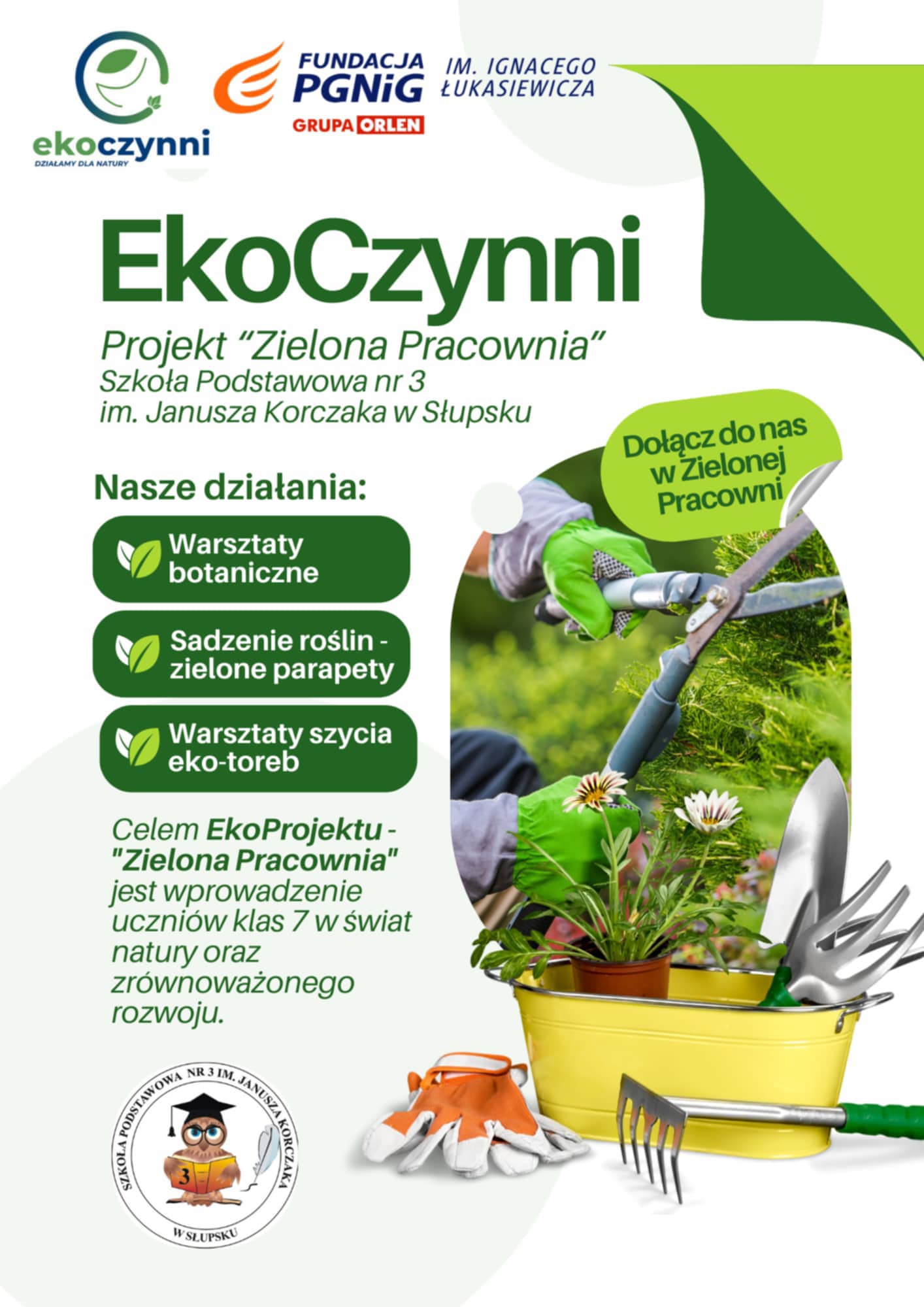 Projekt "Zielona pracownia"