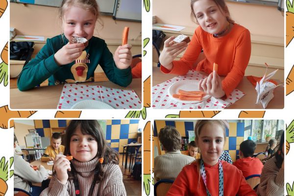 Klasa 3a zajada marchewki