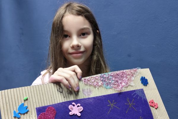 Klasa 2c na warsztatach w bibliotece