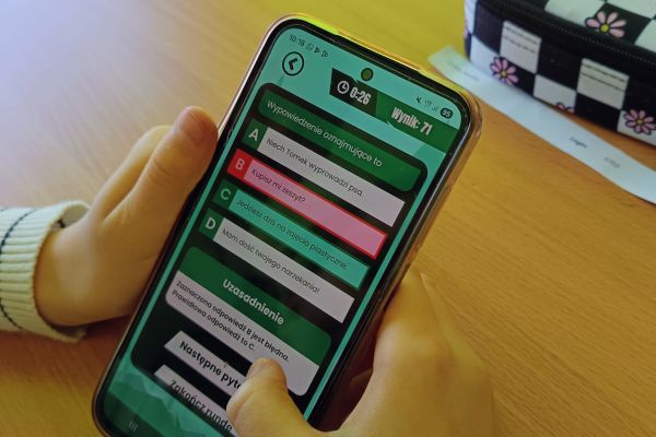 Zajęcia z elementami gamifikacji w klasie 4a