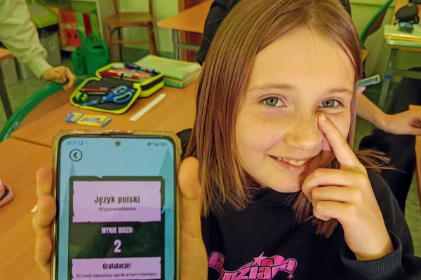 Zajęcia z elementami gamifikacji w klasie 4a