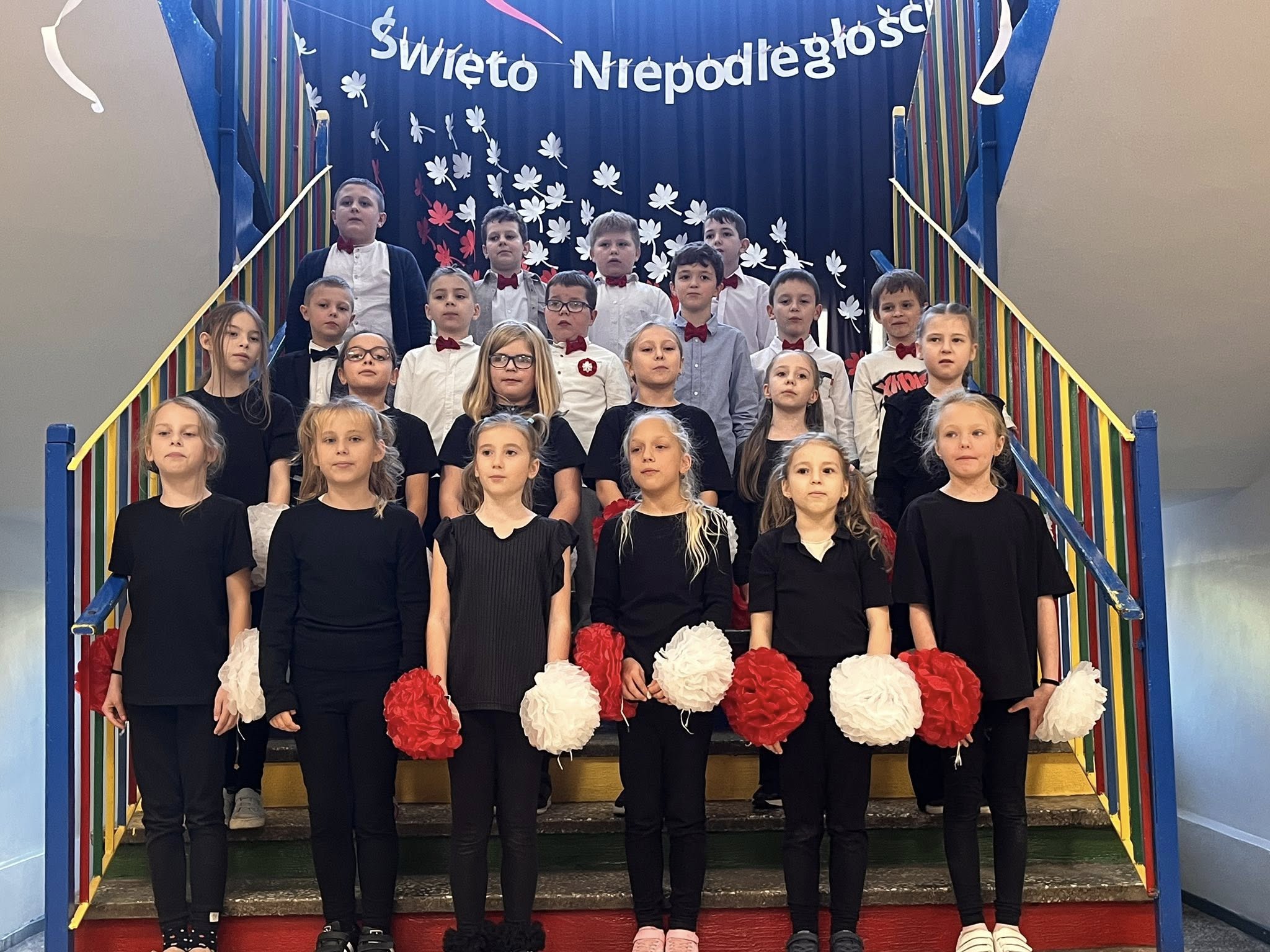 Koncert patriotyczny w klasach młodszych