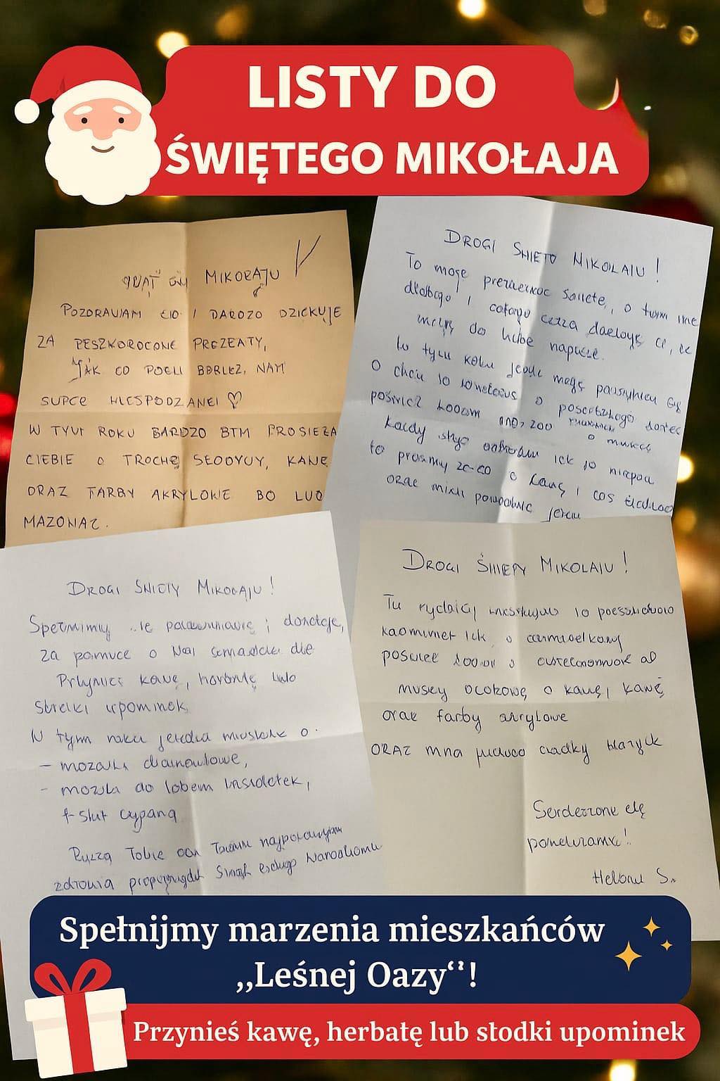 AKCJA CHARYTATYWNA „Listy do Świętego Mikołaja”