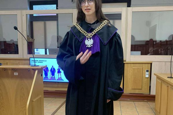 Lekcja wychowawcza 8c w sądzie