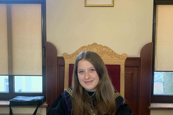 Lekcja wychowawcza 8c w sądzie