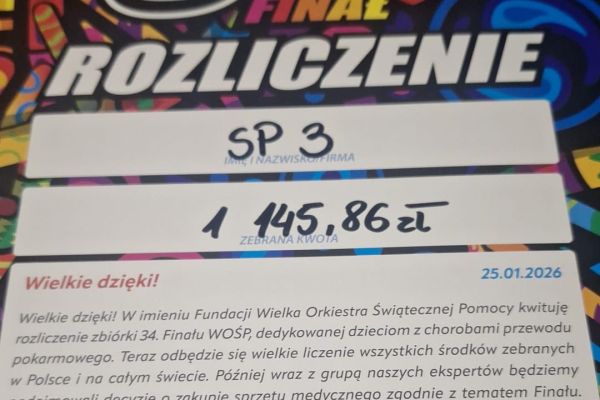 Szkolne działania WOŚP 