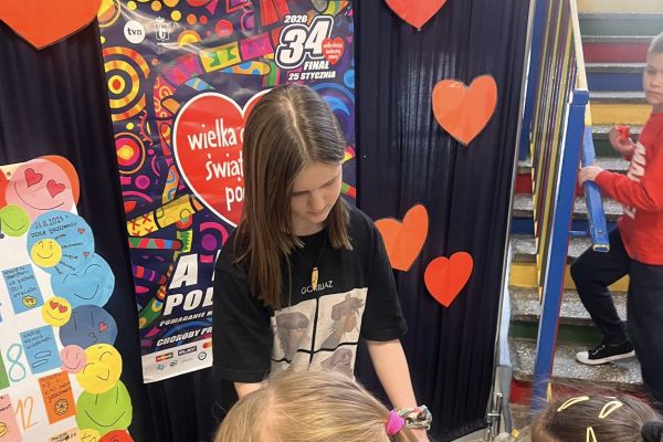 Szkolne działania WOŚP 