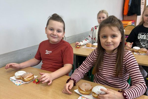 Tłusty Czwartek w klasach I–III