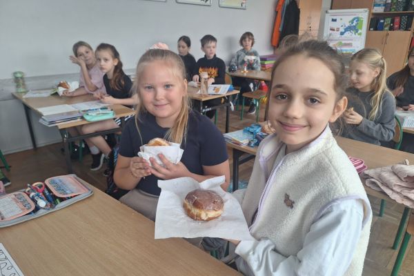 Tłusty Czwartek w klasach I–III