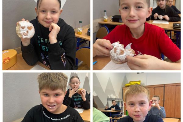 Tłusty Czwartek w klasach I–III