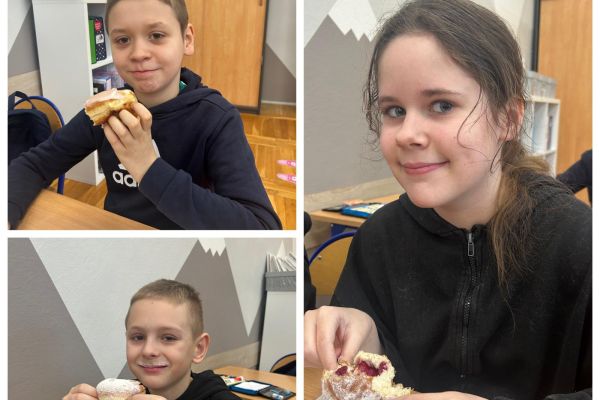 Tłusty Czwartek w klasach I–III