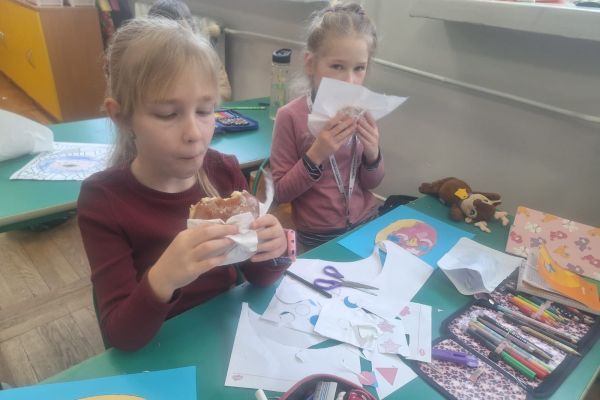 Tłusty Czwartek w klasach I–III