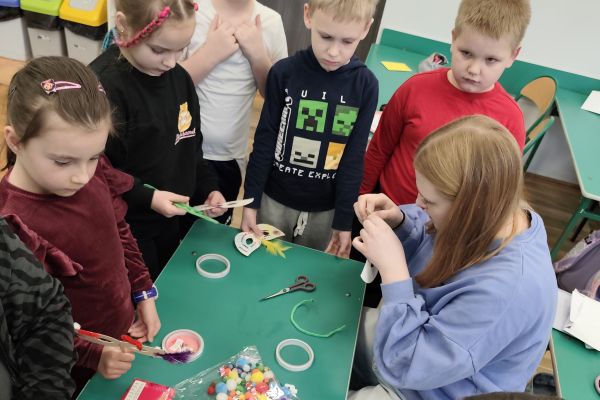 Udział klas I w warsztatach 