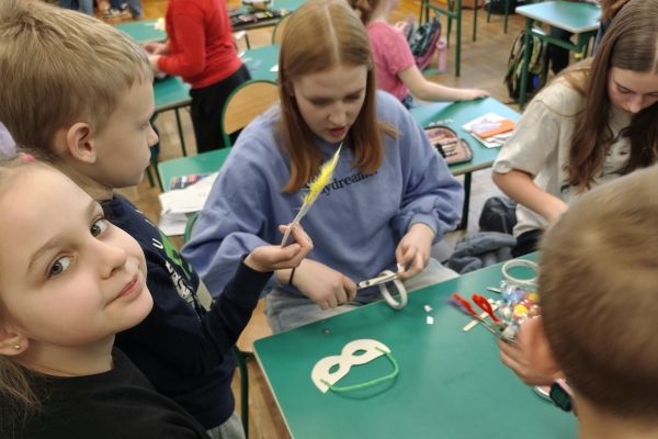Udział klas I w warsztatach 