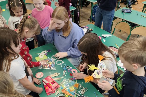 Udział klas I w warsztatach 
