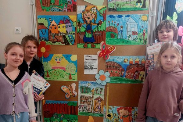 Konkurs plastyczny pn. „Wiosna w ogródku”